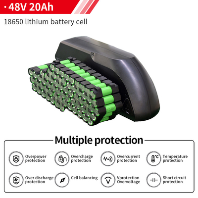 iPx5 impermeável 13S5P lítio Ion Battery Pack For Ebike de 48 volts